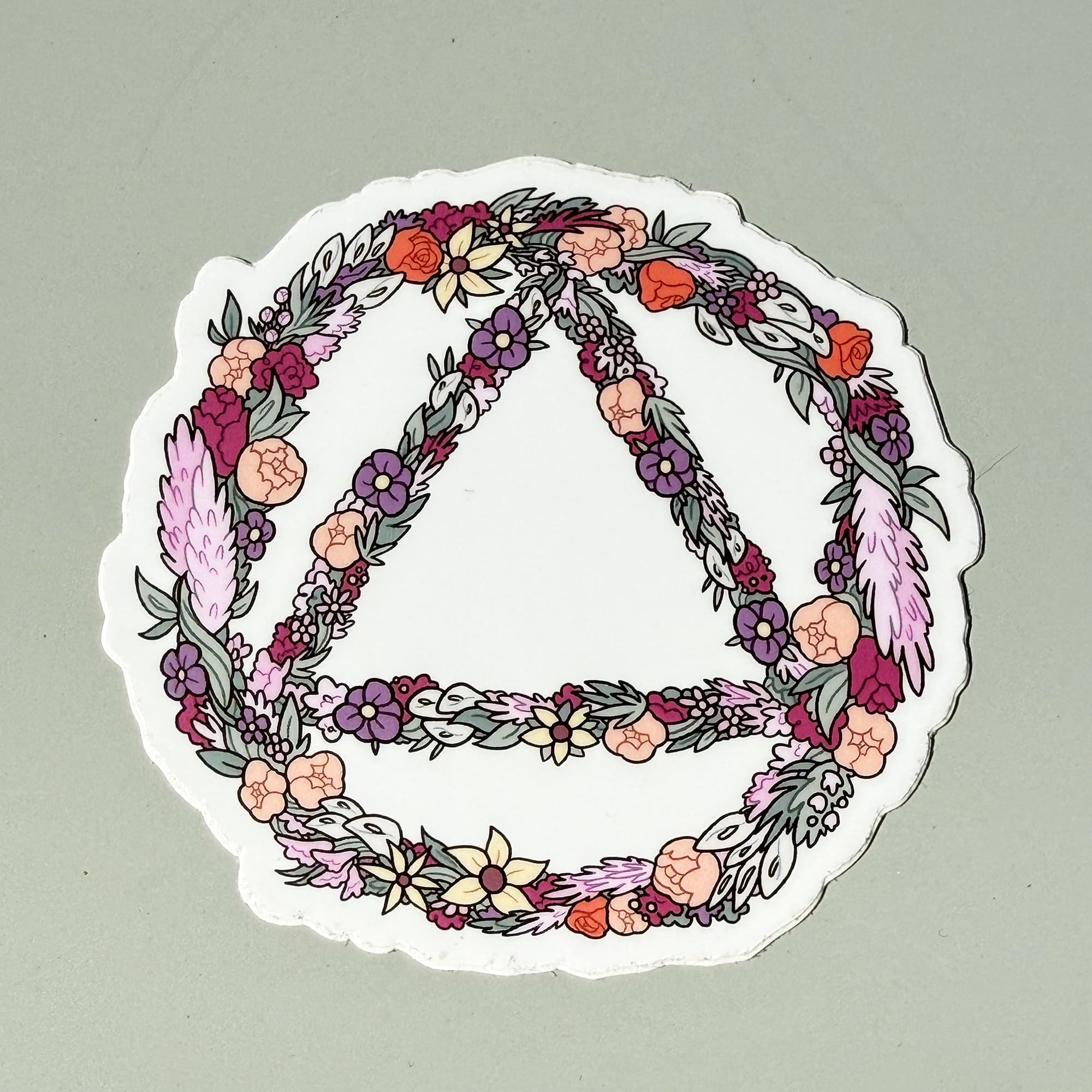 Floral AA Sticker
