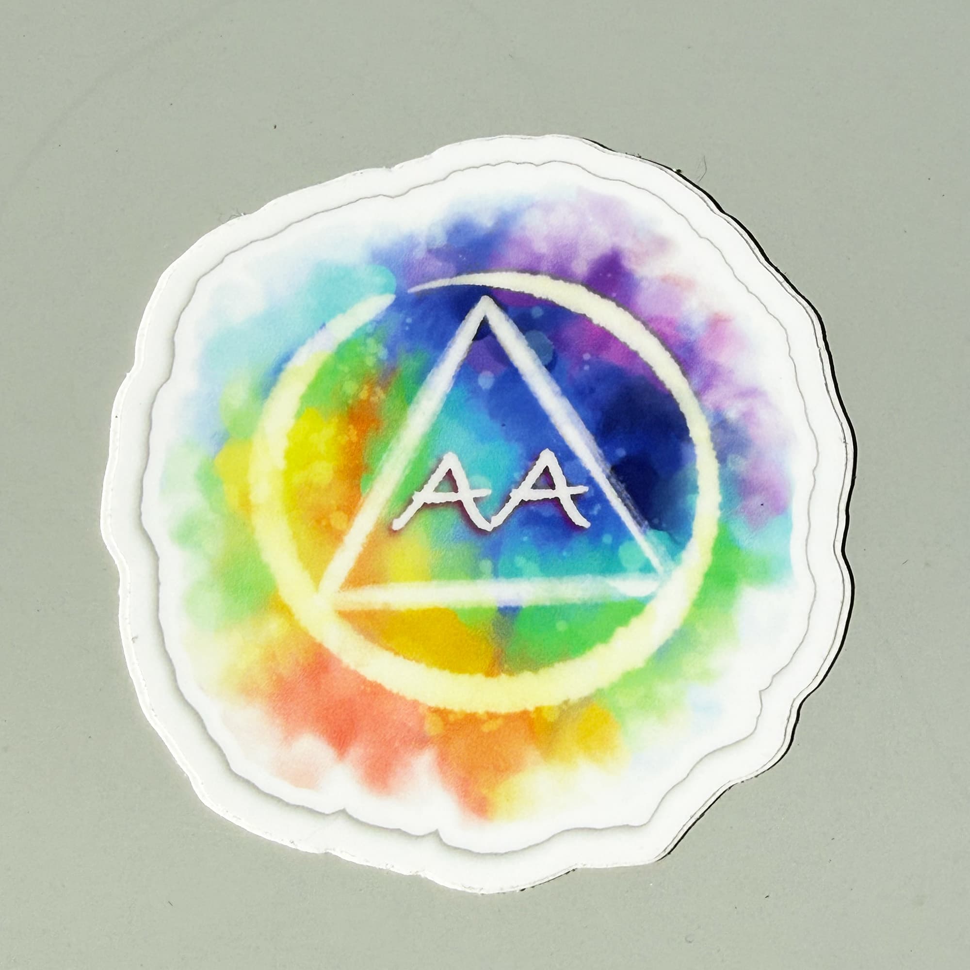Watercolor AA Sticker